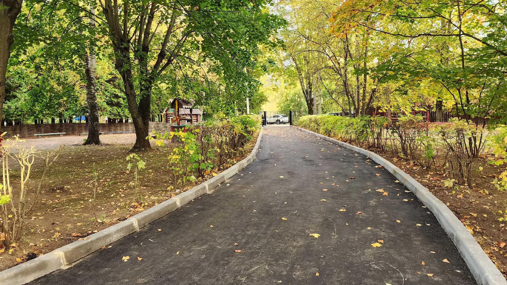 подмосковье, городской округ пушкинский, Ивантеевка, благоустройство, детский сад,
