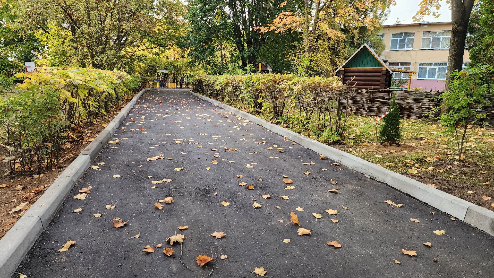 подмосковье, городской округ пушкинский, Ивантеевка, благоустройство, детский сад,