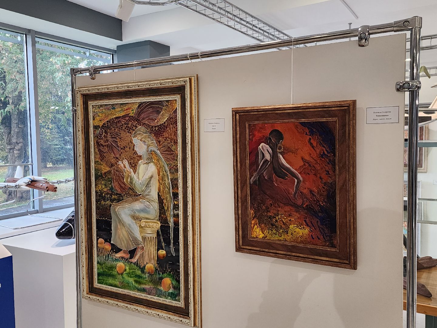 ЦАГИ, Демонстрационный центр, выставка, Душа в красках, Андреева, Есакова,