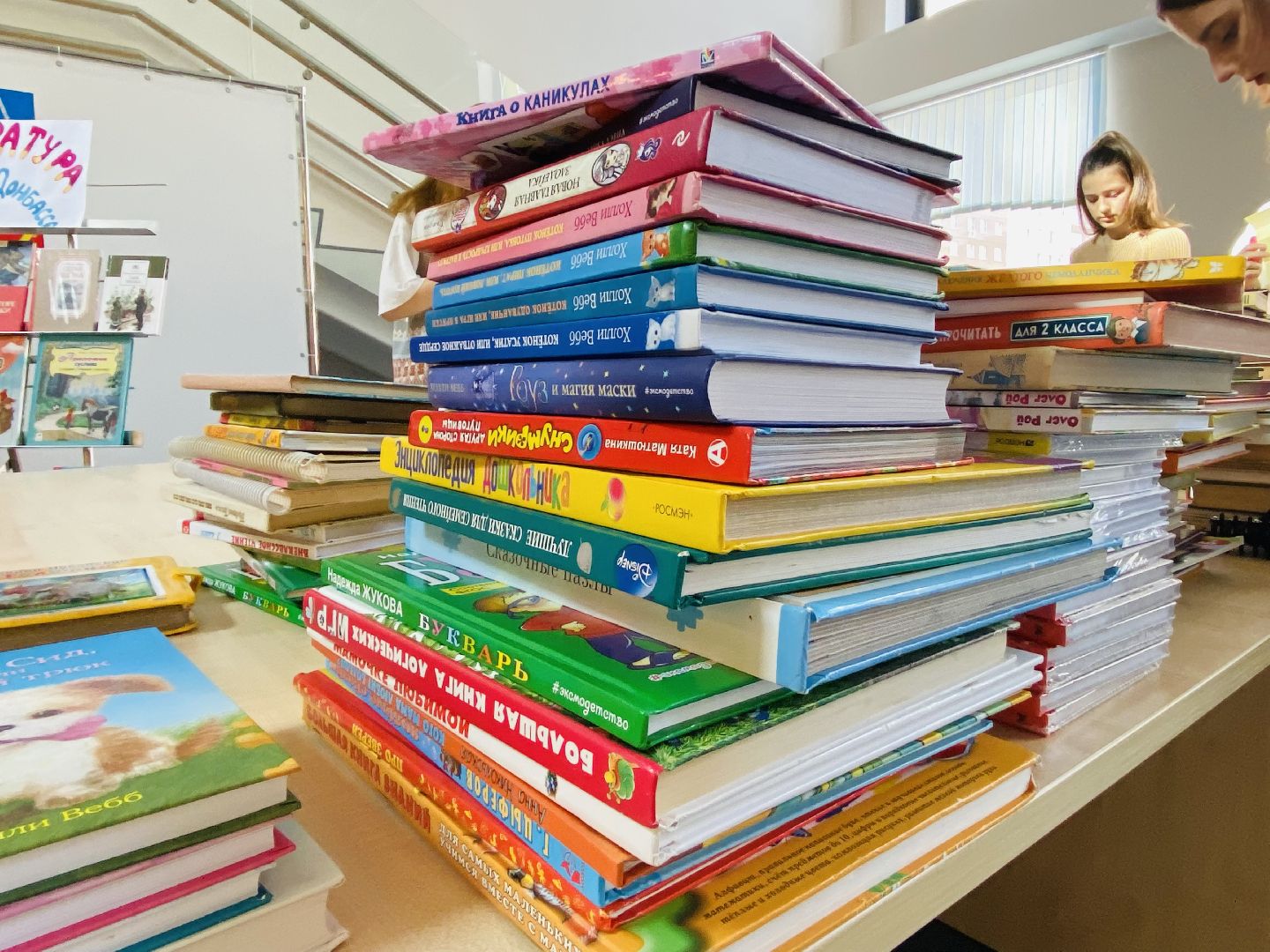 Книги детям донбасса, Балашиха, микрорайон саввино, Собираем книги,
