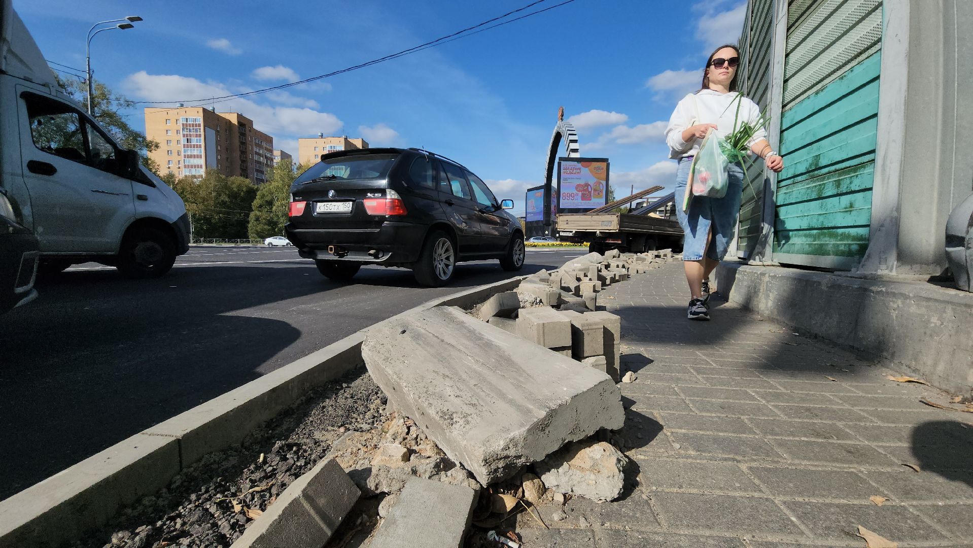 Одинцово, дороги, ремонт, бордюр, Благоустройство,