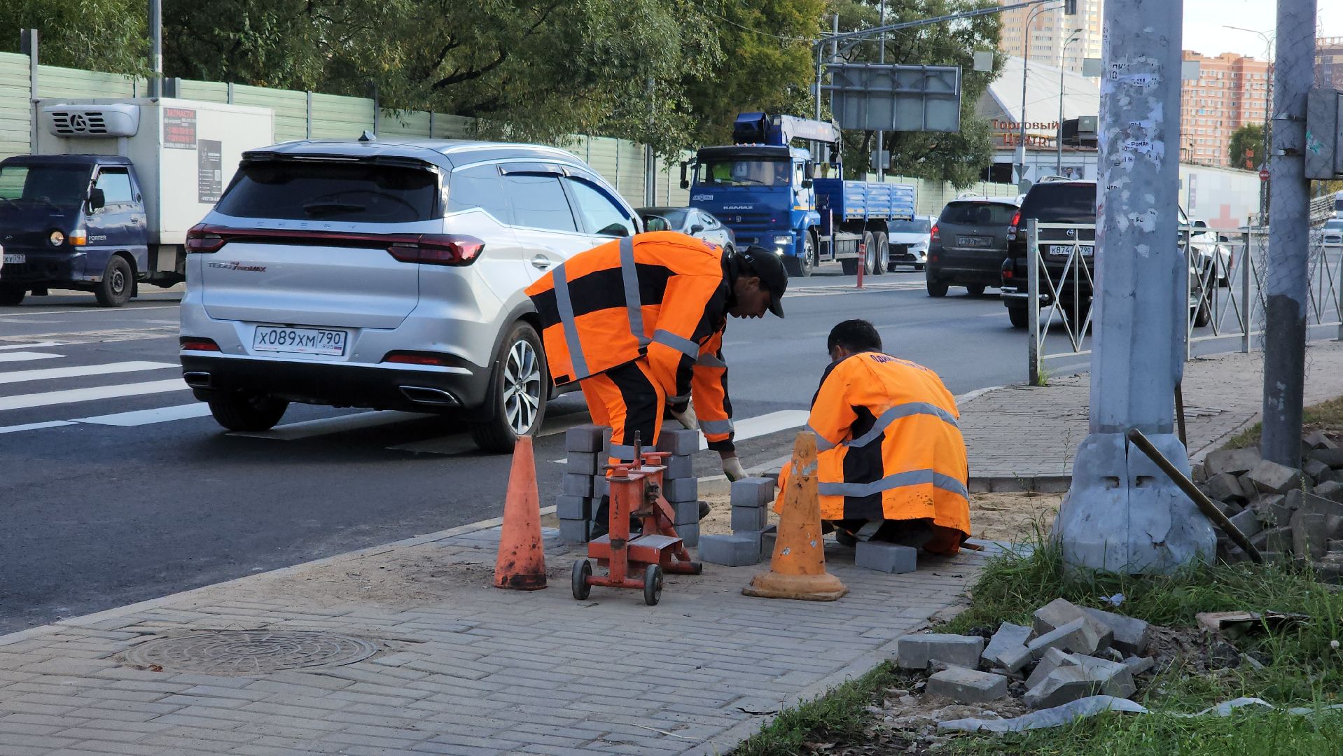 Одинцово, дороги, ремонт, бордюр, Благоустройство,