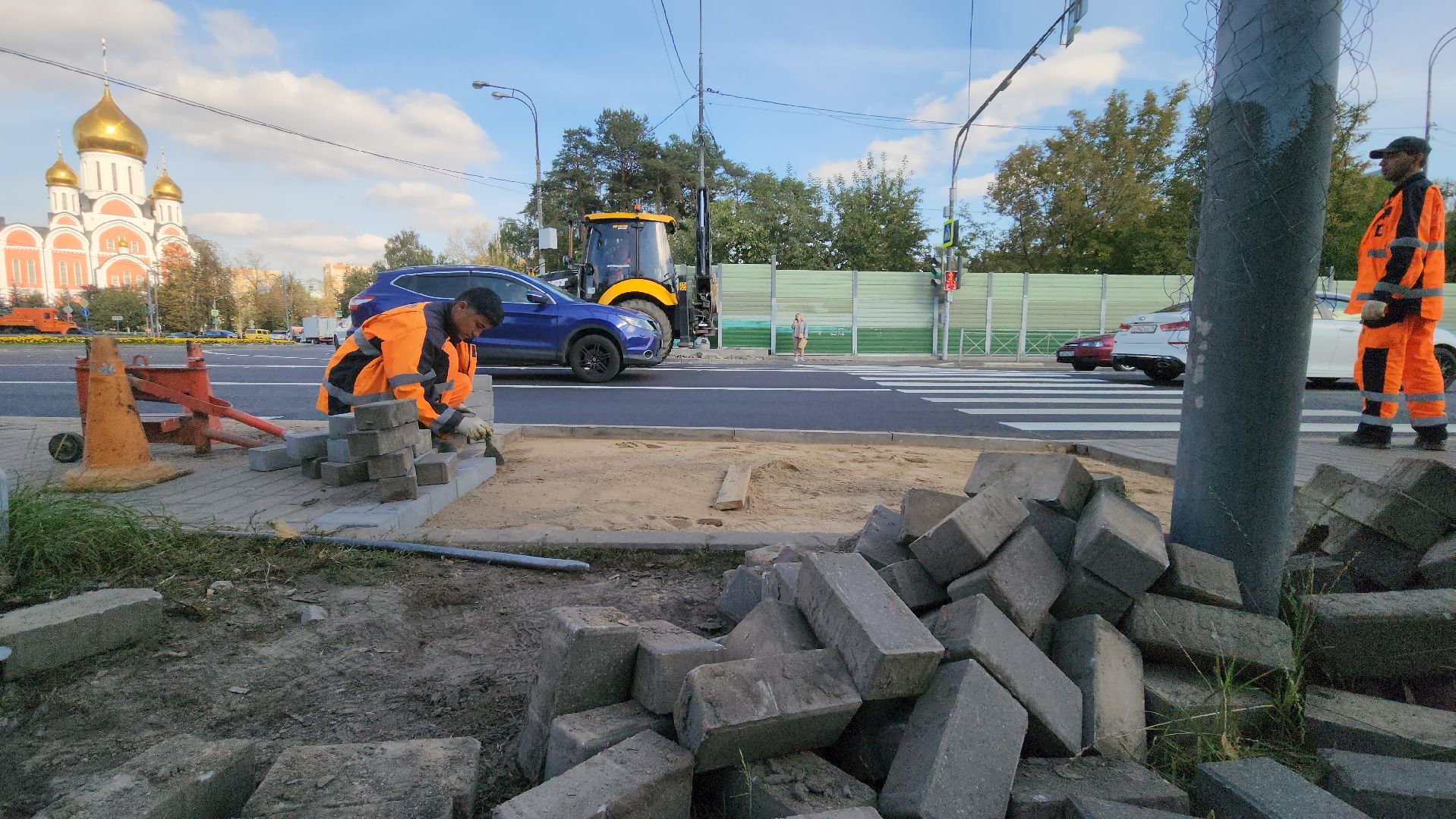 Одинцово, дороги, ремонт, бордюр, Благоустройство,