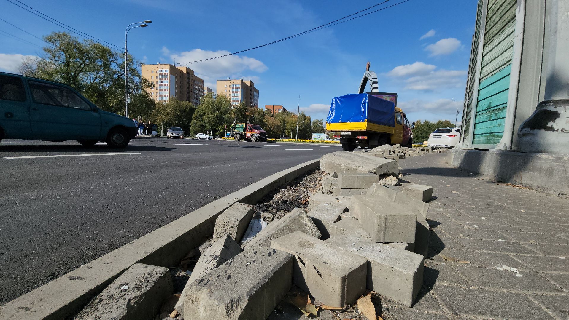 Одинцово, дороги, ремонт, бордюр, Благоустройство,