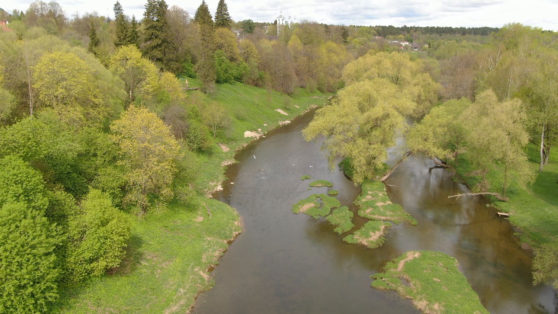 верея, памятник, церкви, наро-фоминск,видео с коптера,