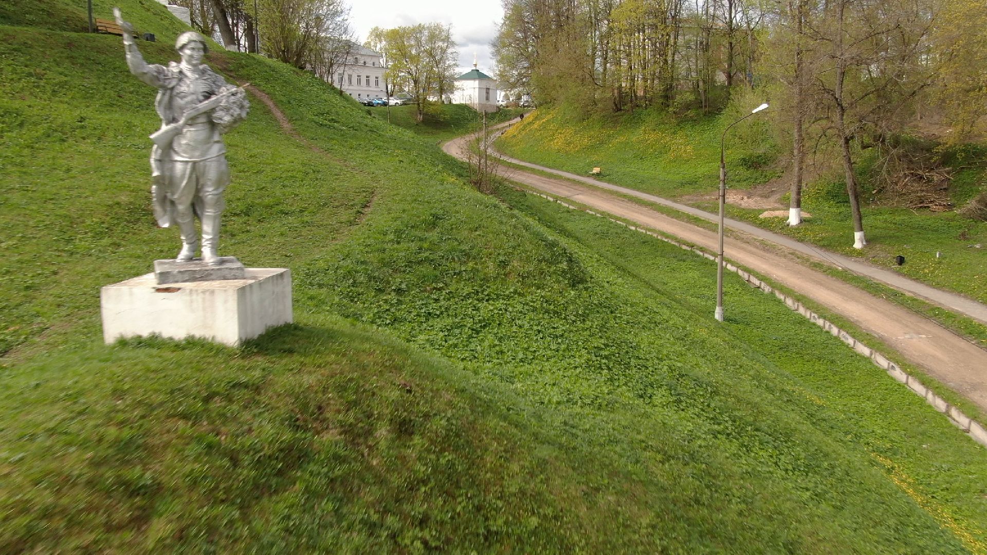 верея, памятник, церкви, наро-фоминск,видео с коптера,