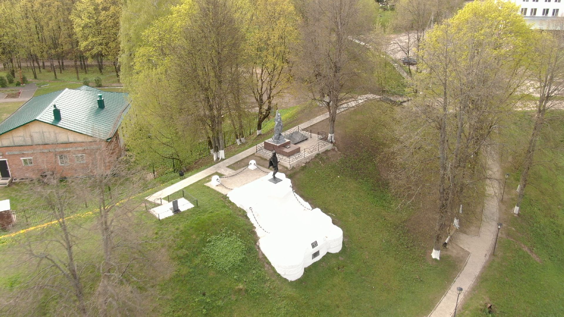 верея, памятник, церкви, наро-фоминск,видео с коптера,