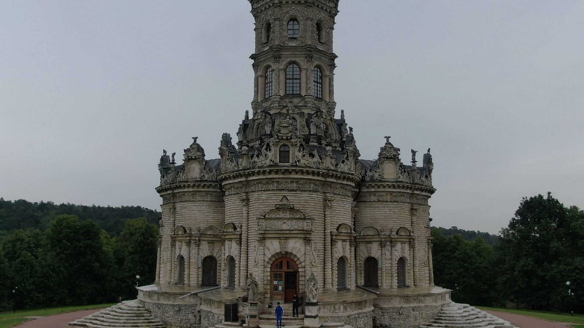 дубровицы, подольск, церковь,видео с коптера,