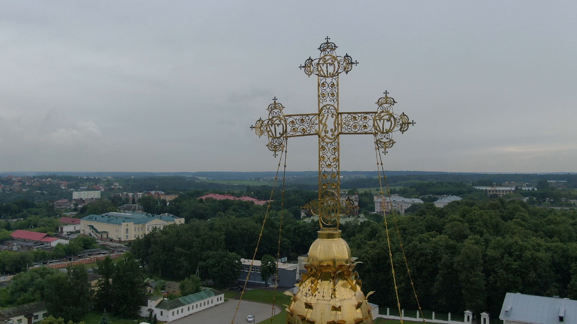 дубровицы, подольск, церковь,видео с коптера,