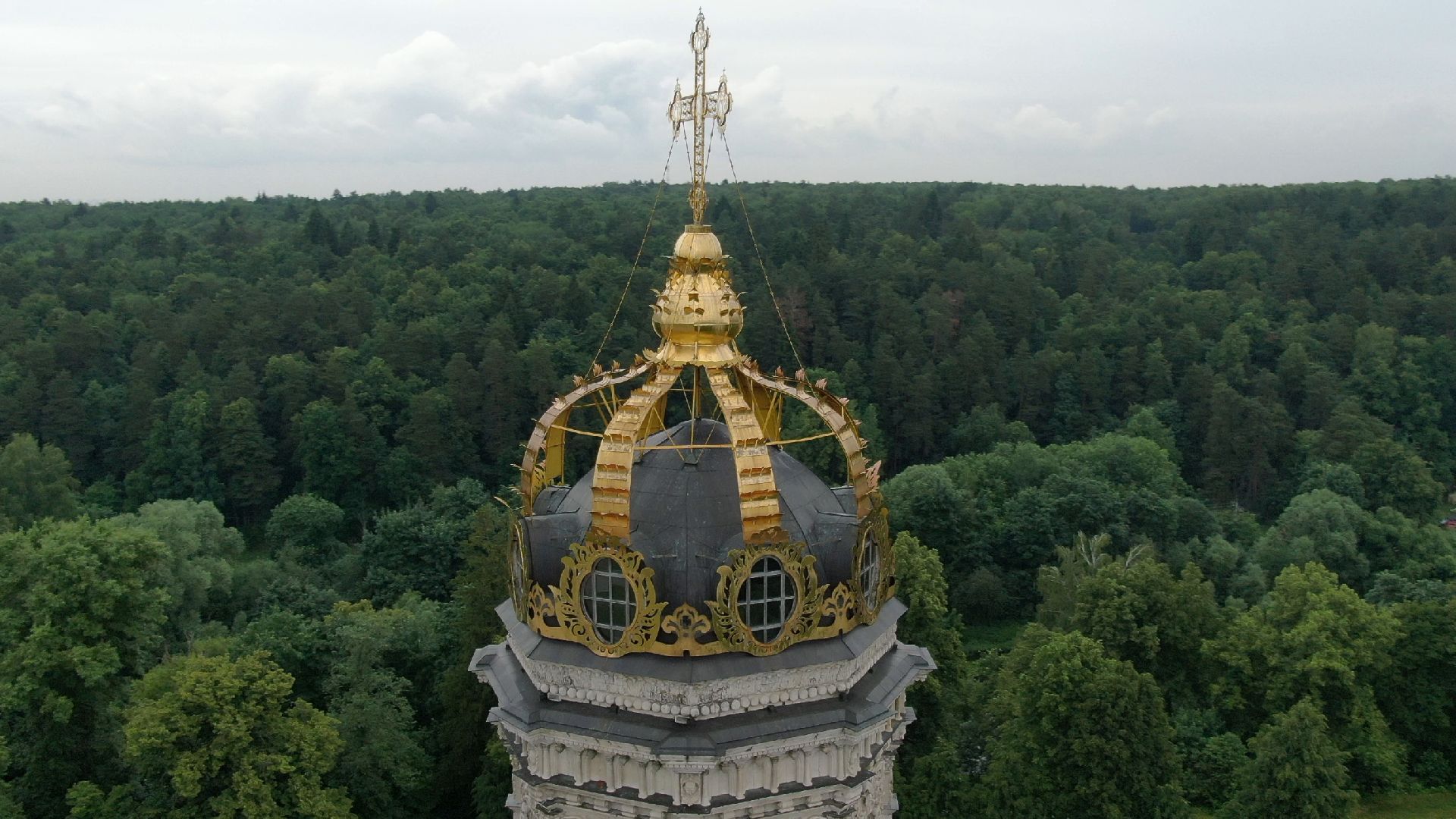 дубровицы, подольск, церковь,видео с коптера,