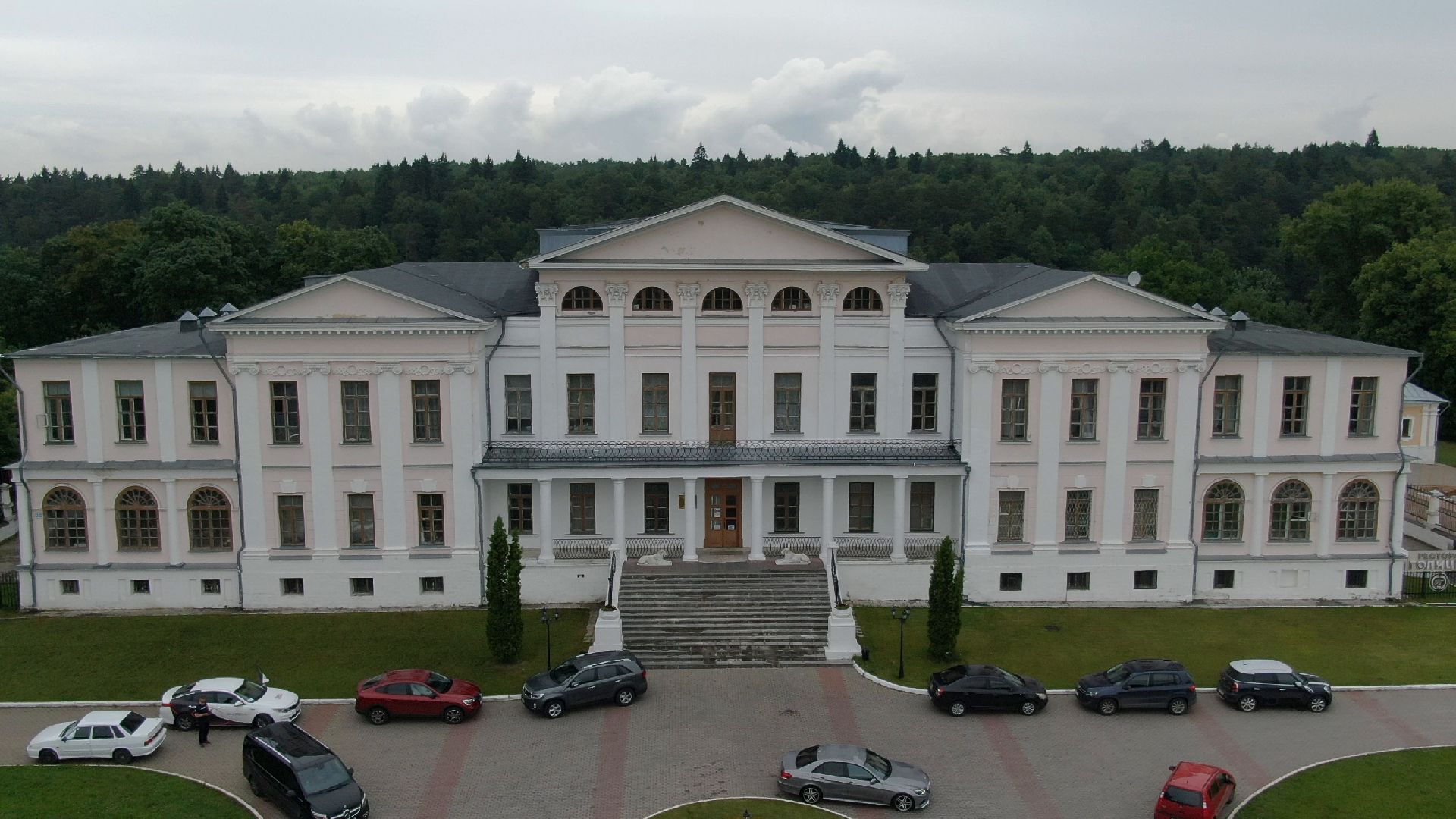 дубровицы, подольск, церковь,видео с коптера,