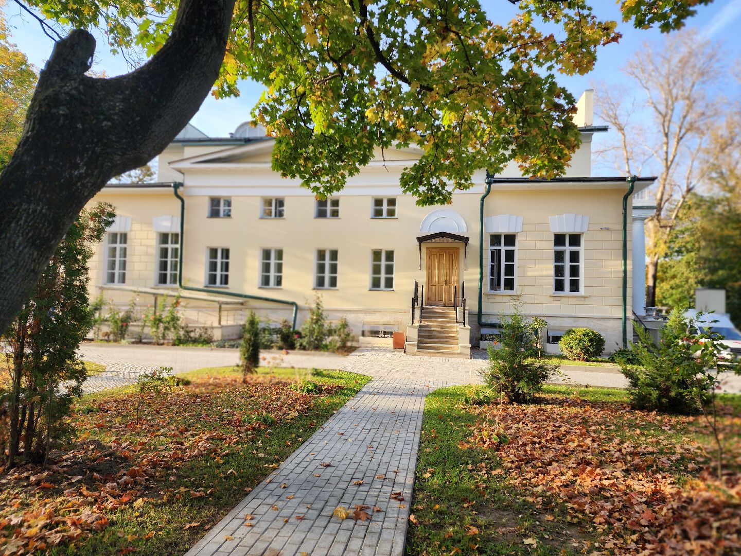 домодедово, Областной хоспис, реконструкция здания, административный корпус, благотворительность, министерство здравоохранения, медицина, паллиативная помощь, усадьба Пржевальского, усадьба Константиново, ремонт здания, детский хоспис, подмосковье,