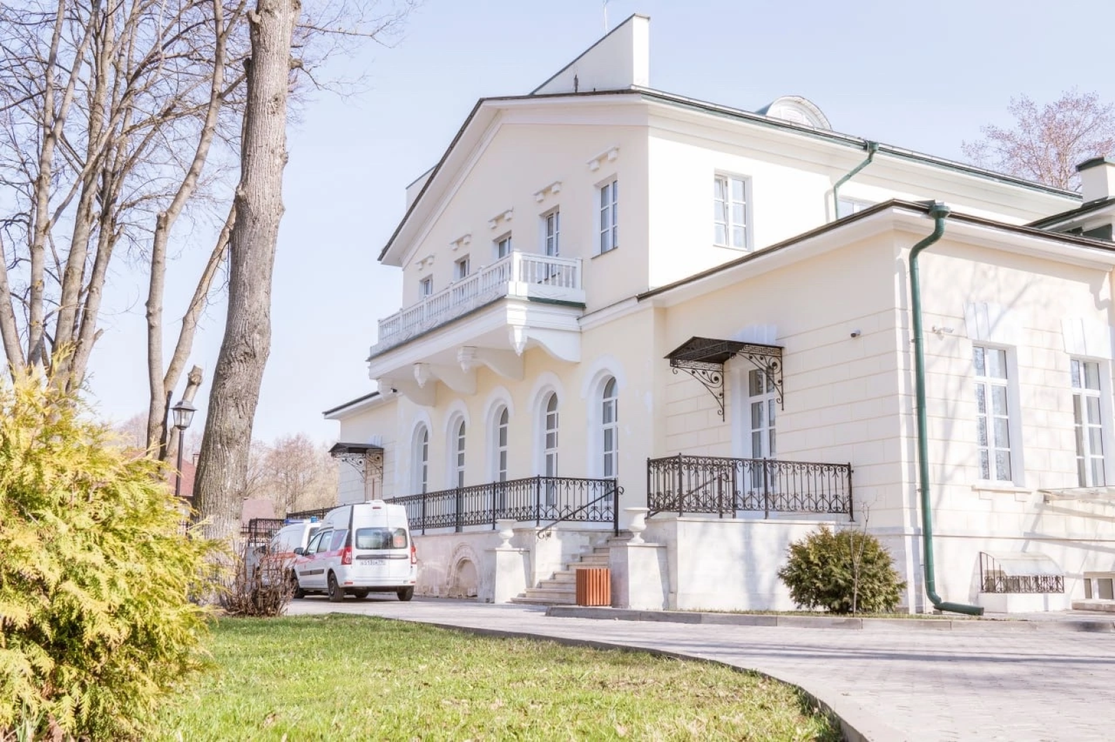 домодедово, Областной хоспис, реконструкция здания, административный корпус, благотворительность, министерство здравоохранения, медицина, паллиативная помощь, усадьба Пржевальского, усадьба Константиново, ремонт здания, детский хоспис, подмосковье,