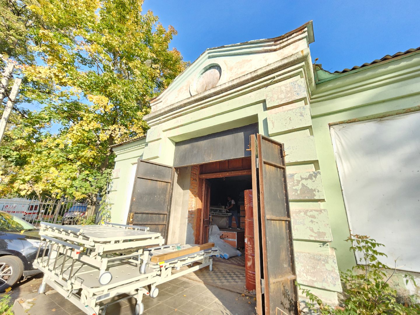 домодедово, Областной хоспис, реконструкция здания, административный корпус, благотворительность, министерство здравоохранения, медицина, паллиативная помощь, усадьба Пржевальского, усадьба Константиново, ремонт здания, детский хоспис, подмосковье,