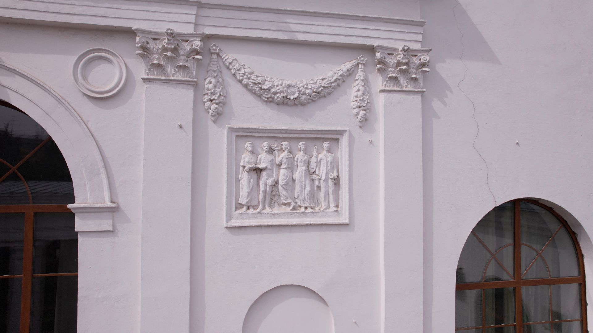 дом культуры, воскресенк,видео с коптера,