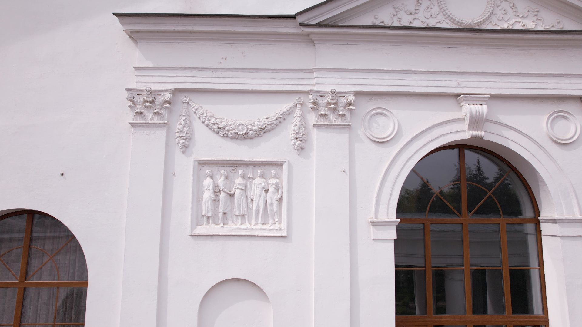 дом культуры, воскресенк,видео с коптера,