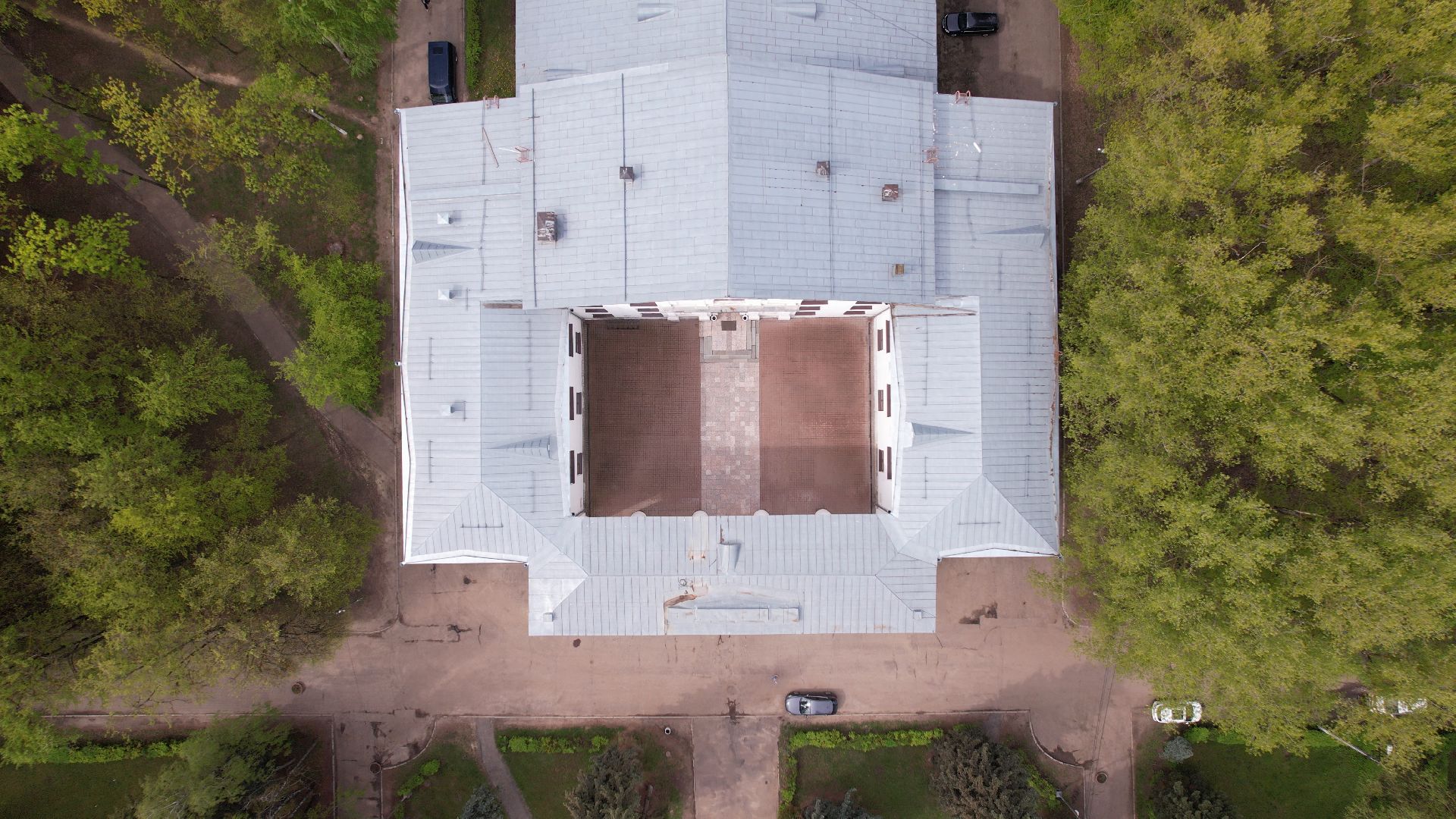 дом культуры, воскресенк,видео с коптера,