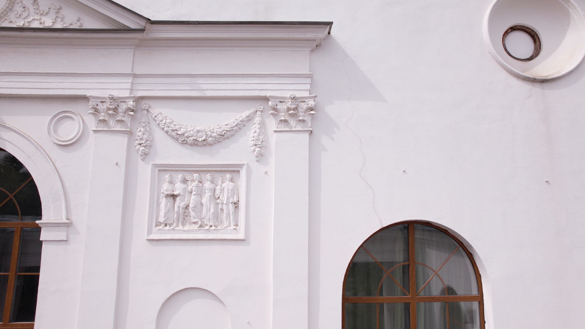 дом культуры, воскресенк,видео с коптера,