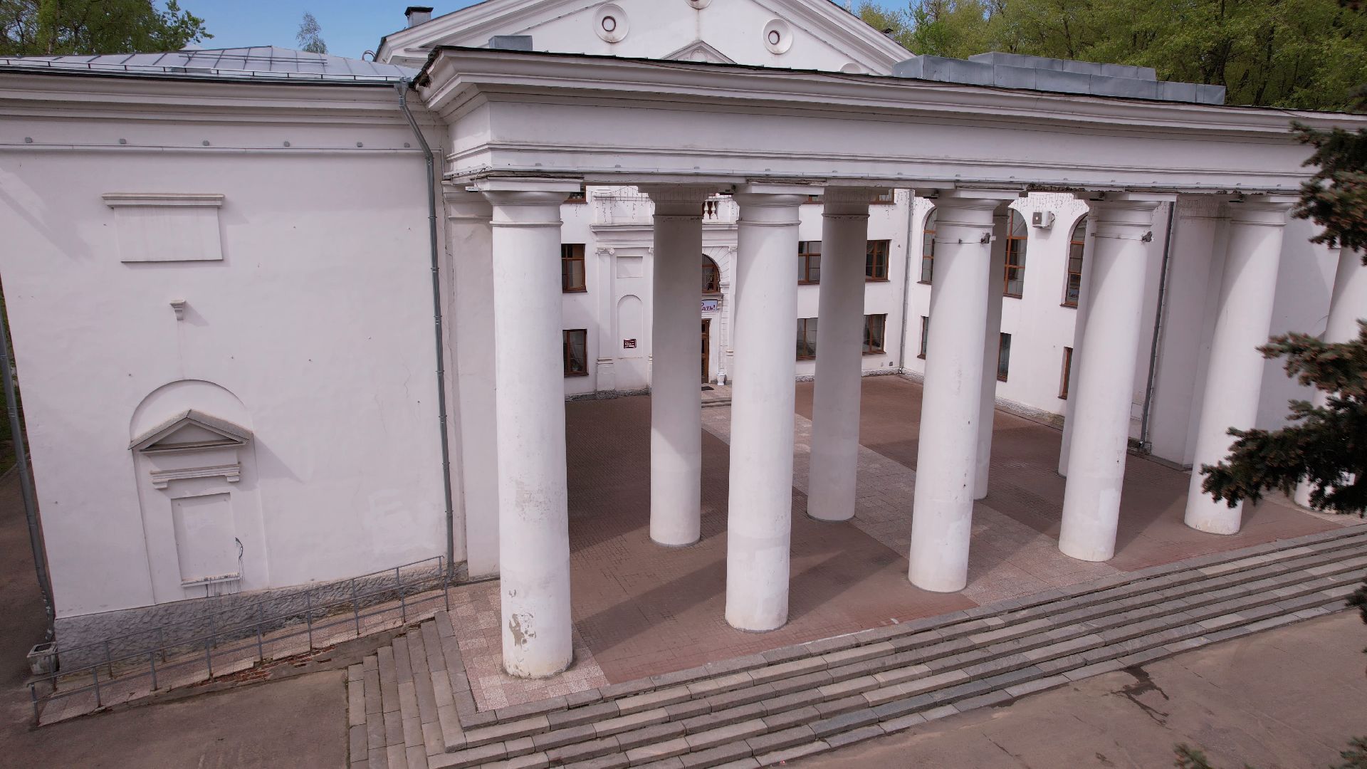 дом культуры, воскресенк,видео с коптера,