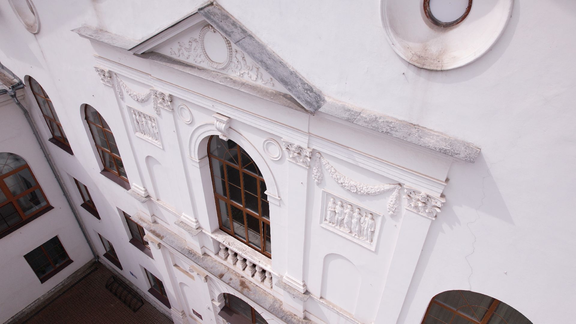 дом культуры, воскресенк,видео с коптера,