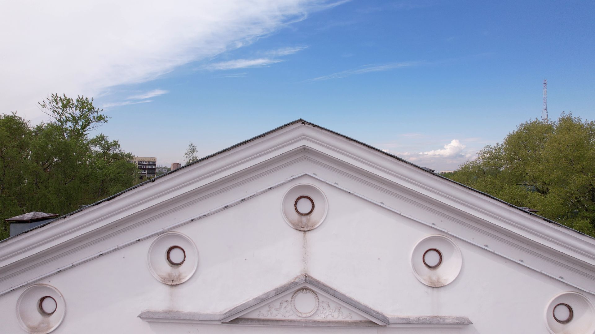 дом культуры, воскресенк,видео с коптера,