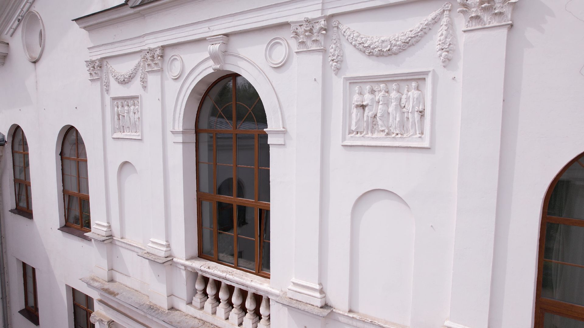 дом культуры, воскресенк,видео с коптера,