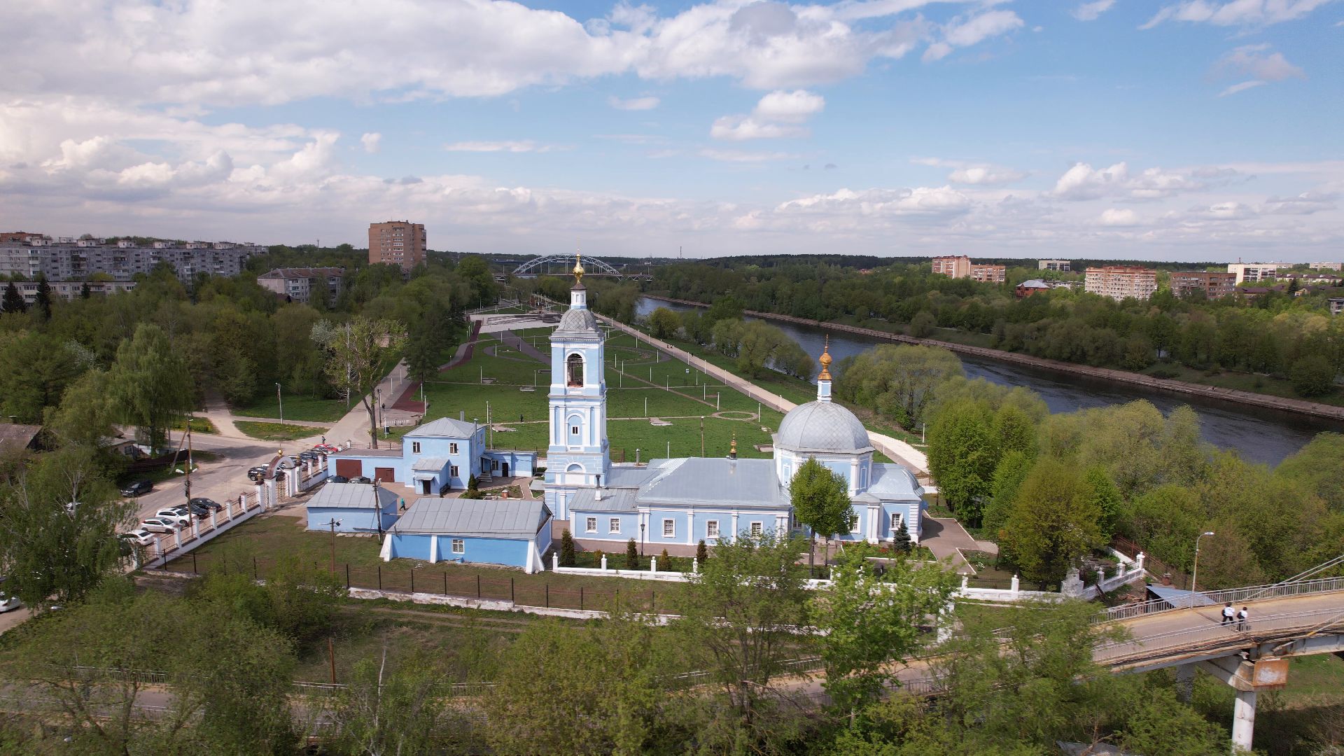 мост, воскресенск, новлянский,видео с коптера,
