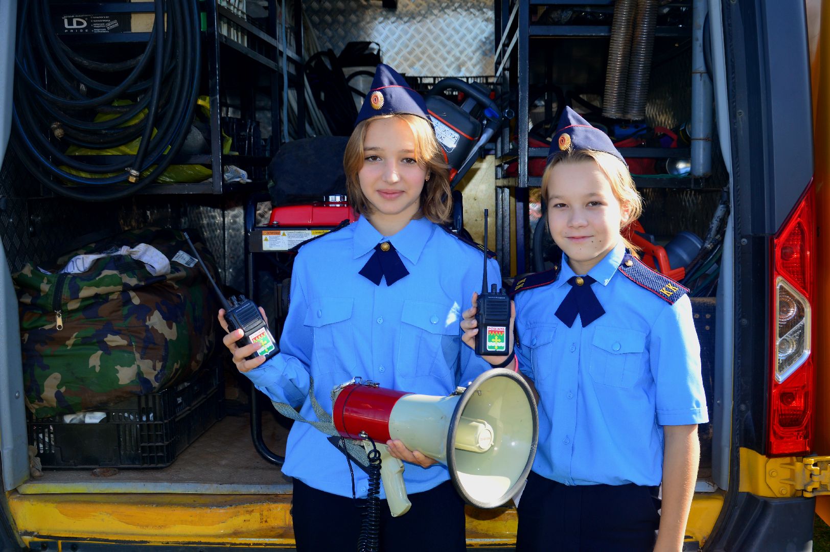 ЧС, ЧП, Шатура, выставка техники, профессии, школьники,