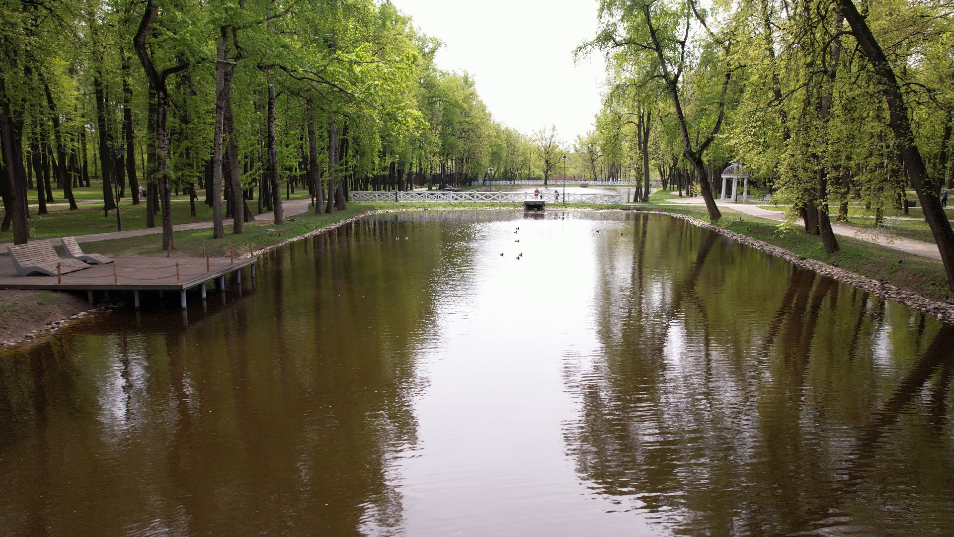 парк, кривякино, воскресенск,видео с коптера,