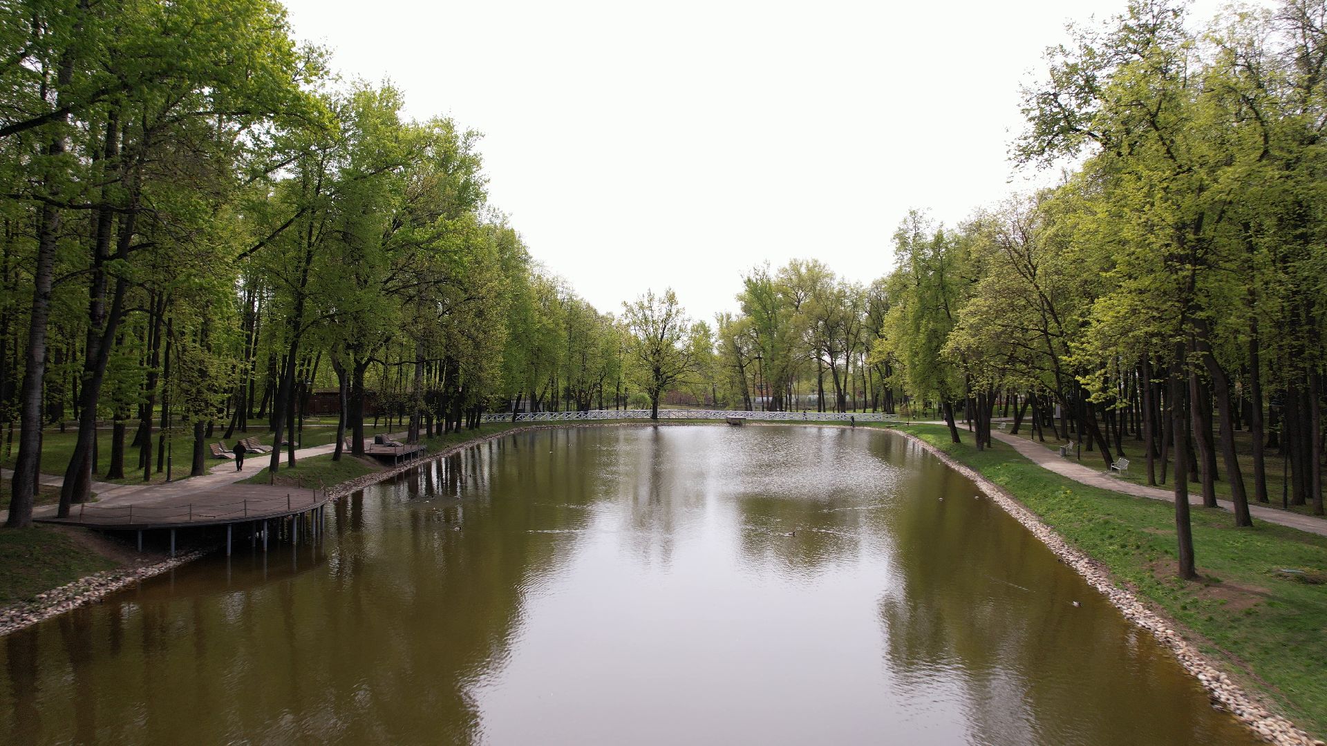 парк, кривякино, воскресенск,видео с коптера,