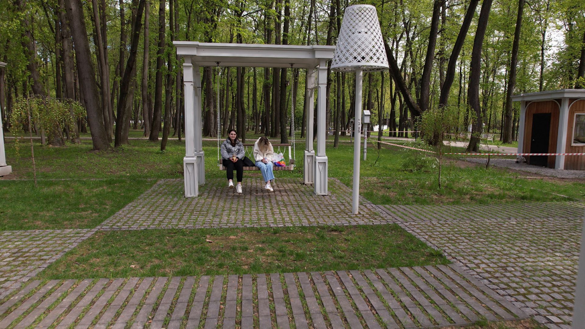 парк, кривякино, воскресенск,видео с коптера,