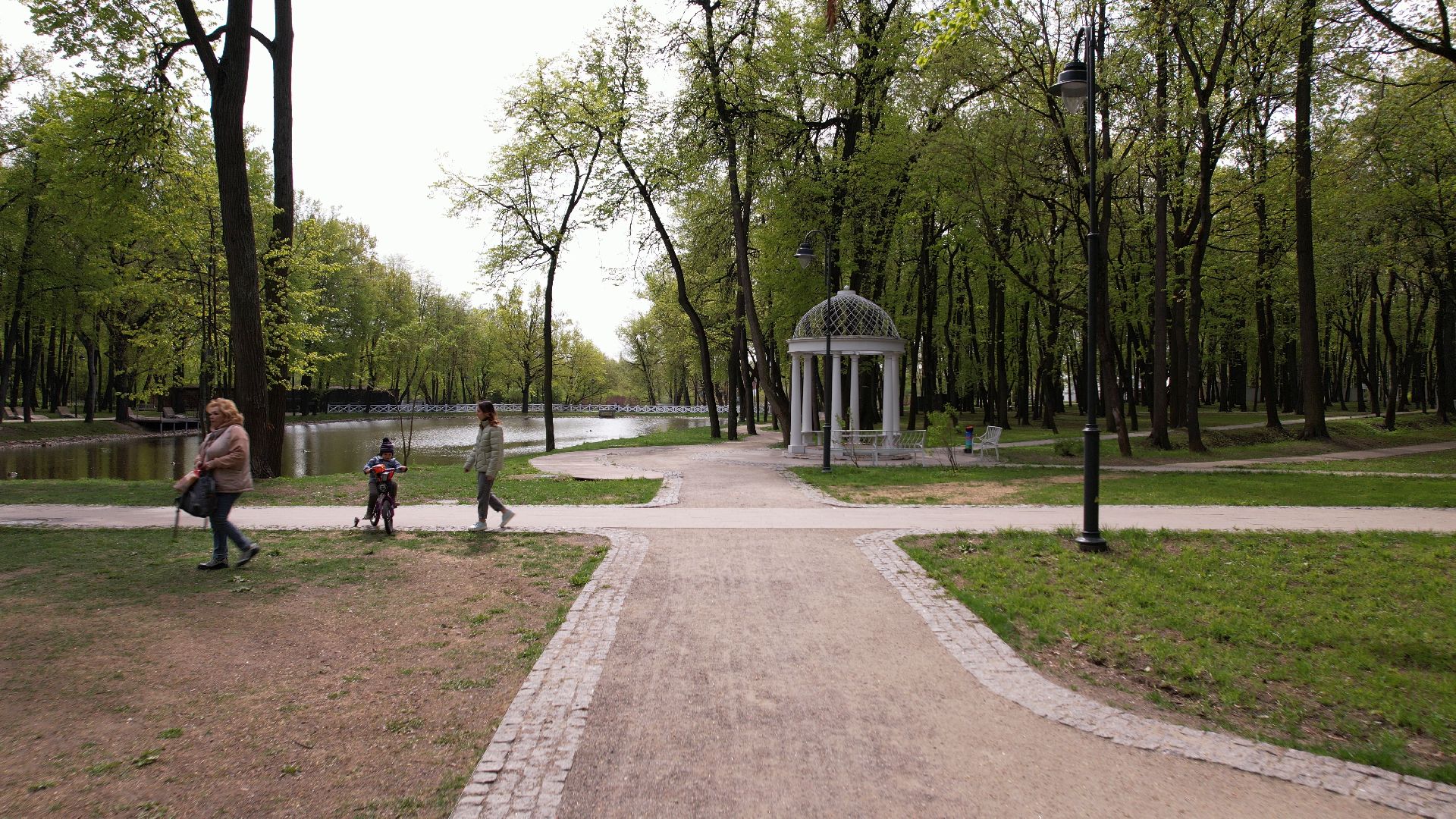 парк, кривякино, воскресенск,видео с коптера,