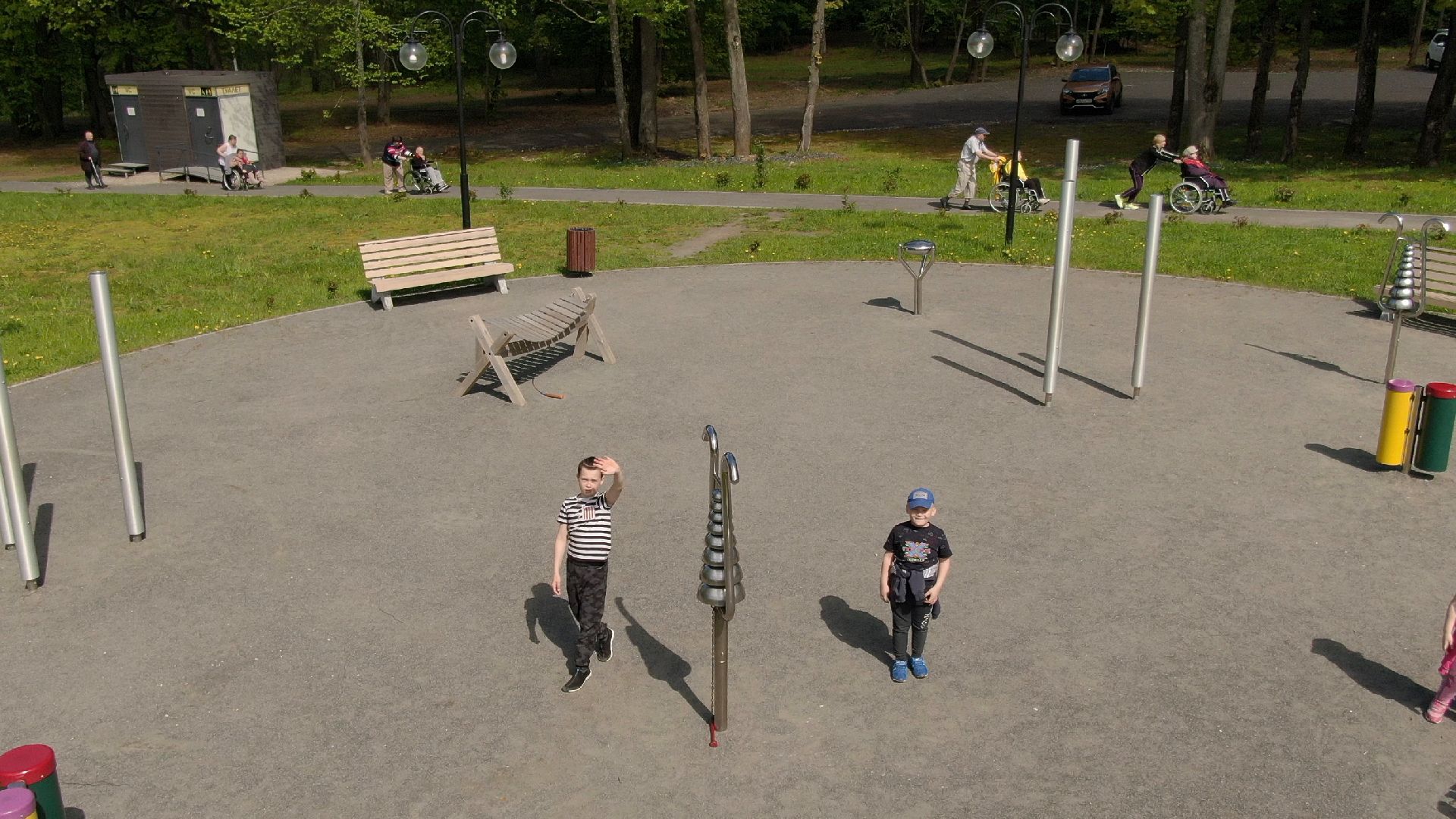 парк, сестрорецкий, клин,видео с коптера,