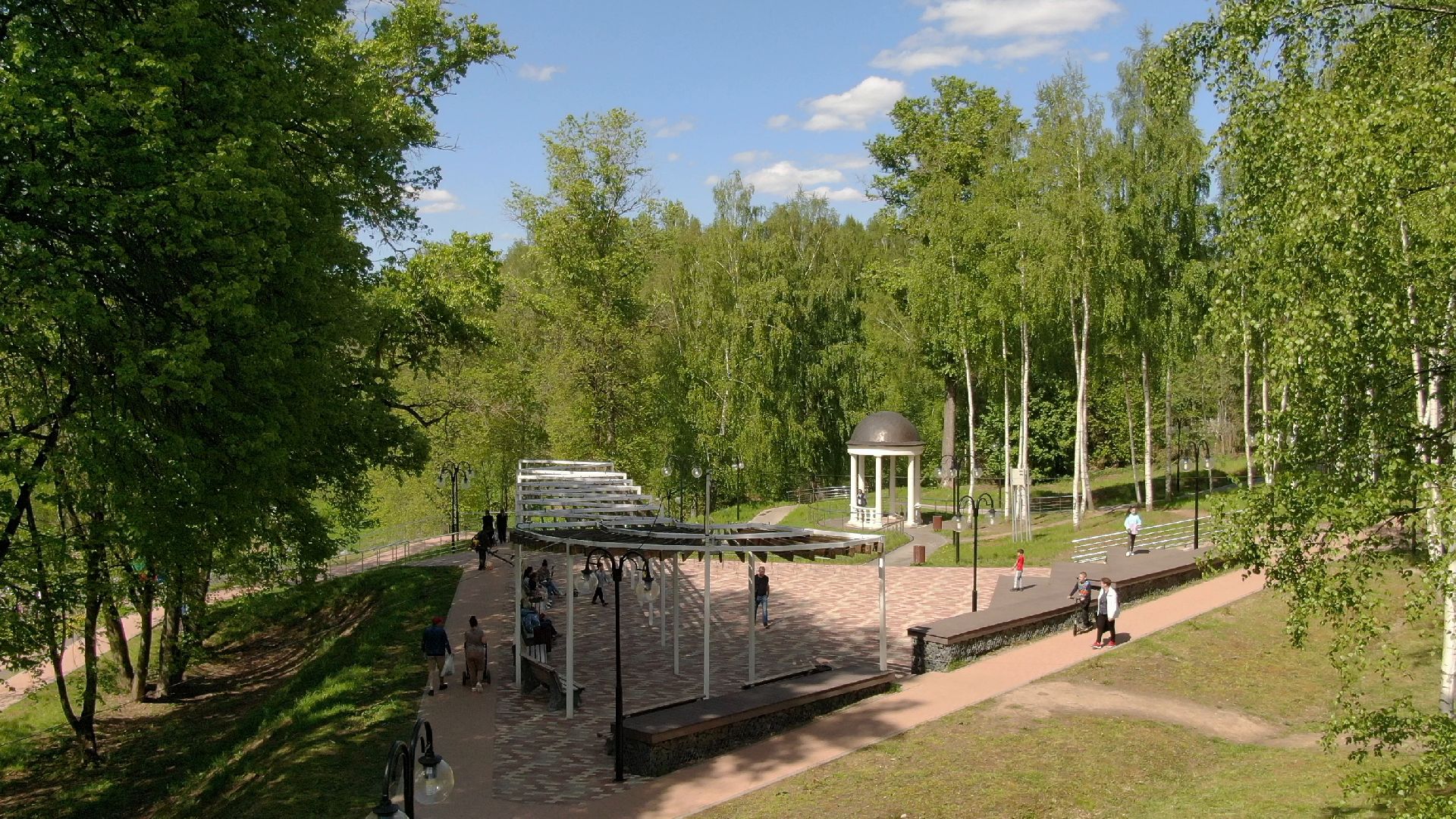 парк, сестрорецкий, клин,видео с коптера,