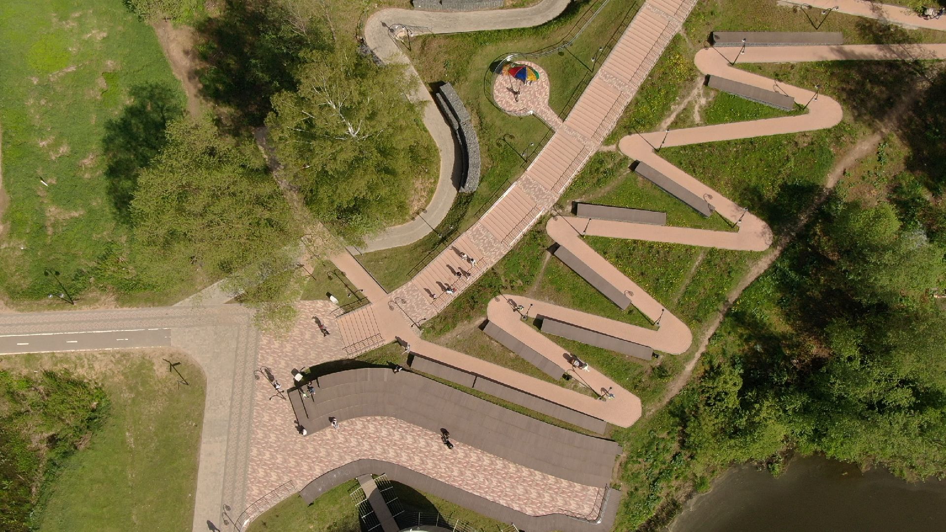 парк, сестрорецкий, клин,видео с коптера,