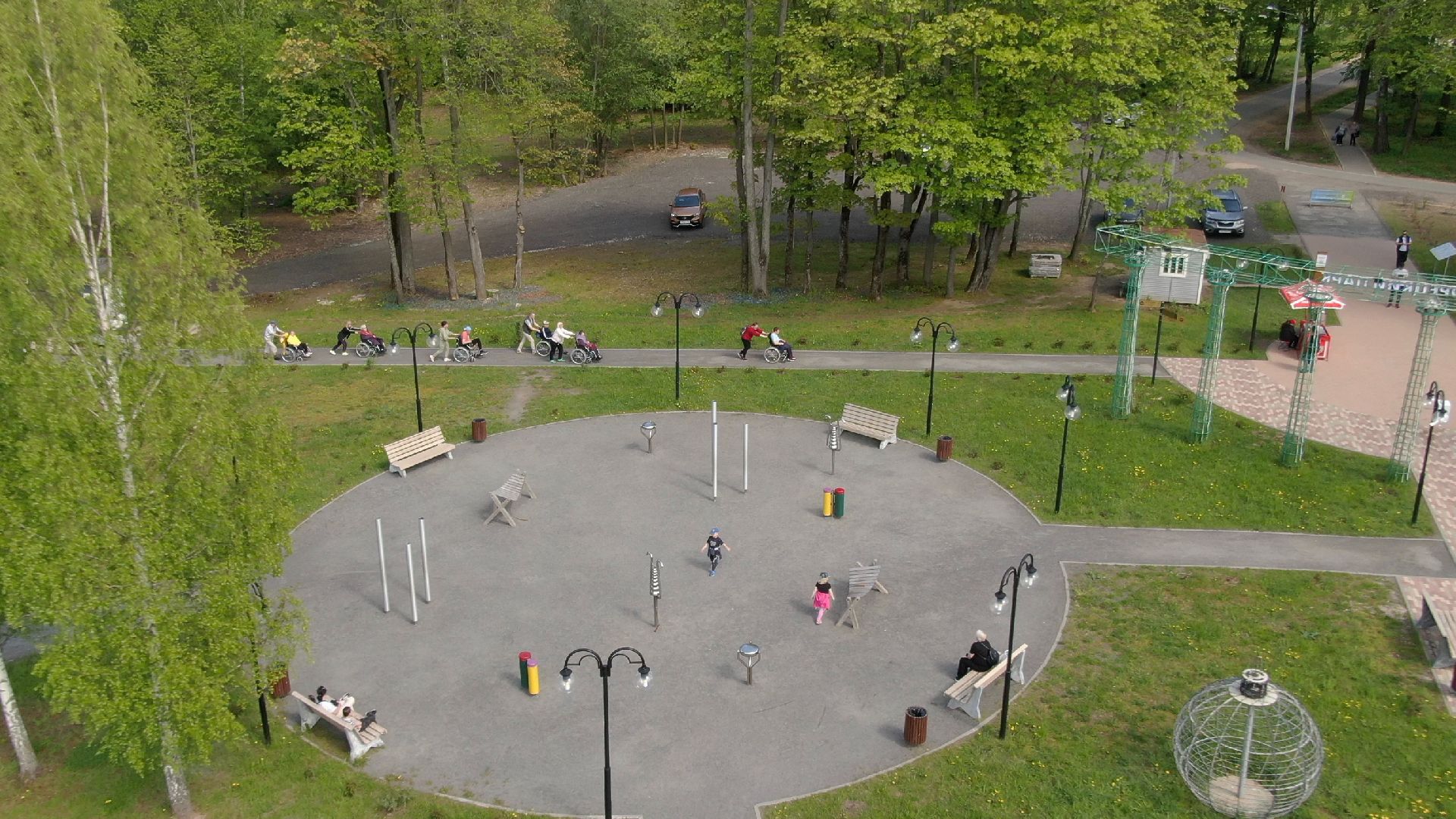 парк, сестрорецкий, клин,видео с коптера,