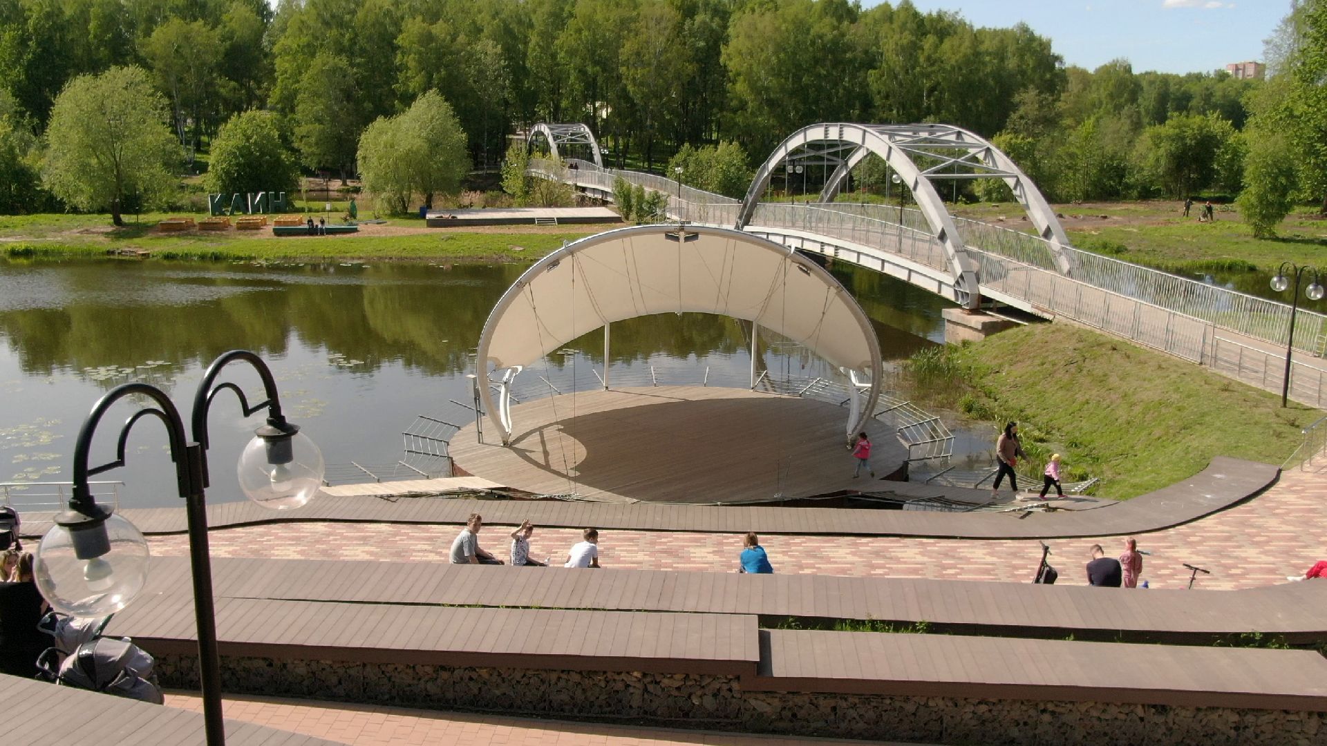 парк, сестрорецкий, клин,видео с коптера,