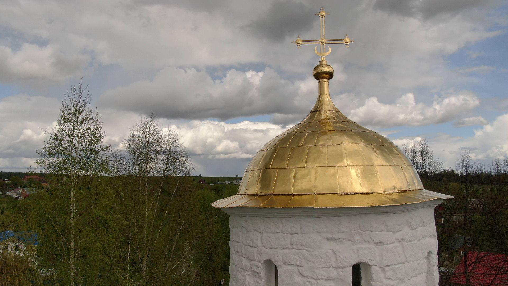 каменское, храм, наро-фоминск,видео с коптера,