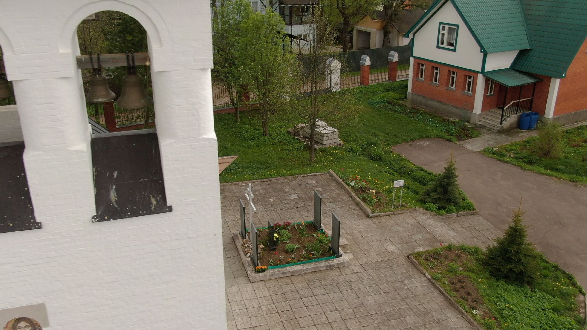 каменское, храм, наро-фоминск,видео с коптера,