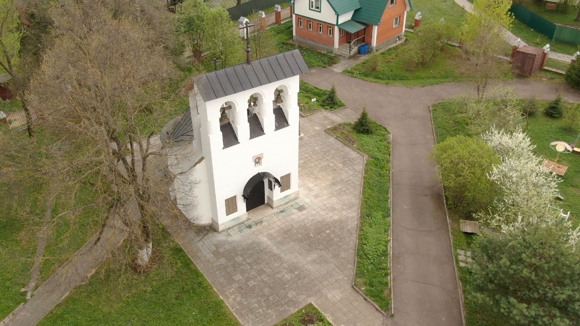 каменское, храм, наро-фоминск,видео с коптера,
