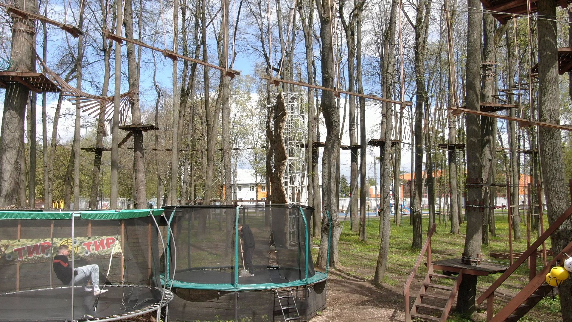 парк, наро-фоминск,видео с коптера,