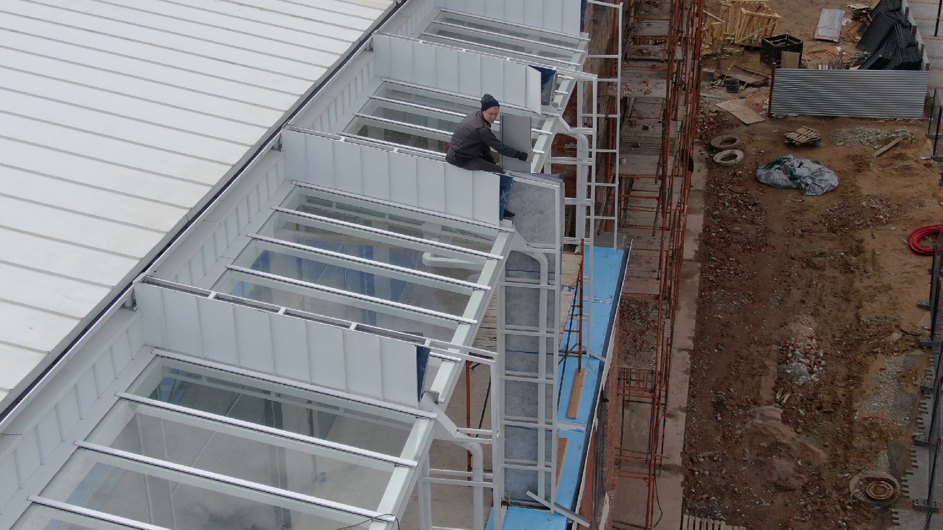 фабрика, наро-фоминск, строительство,видео с коптера,