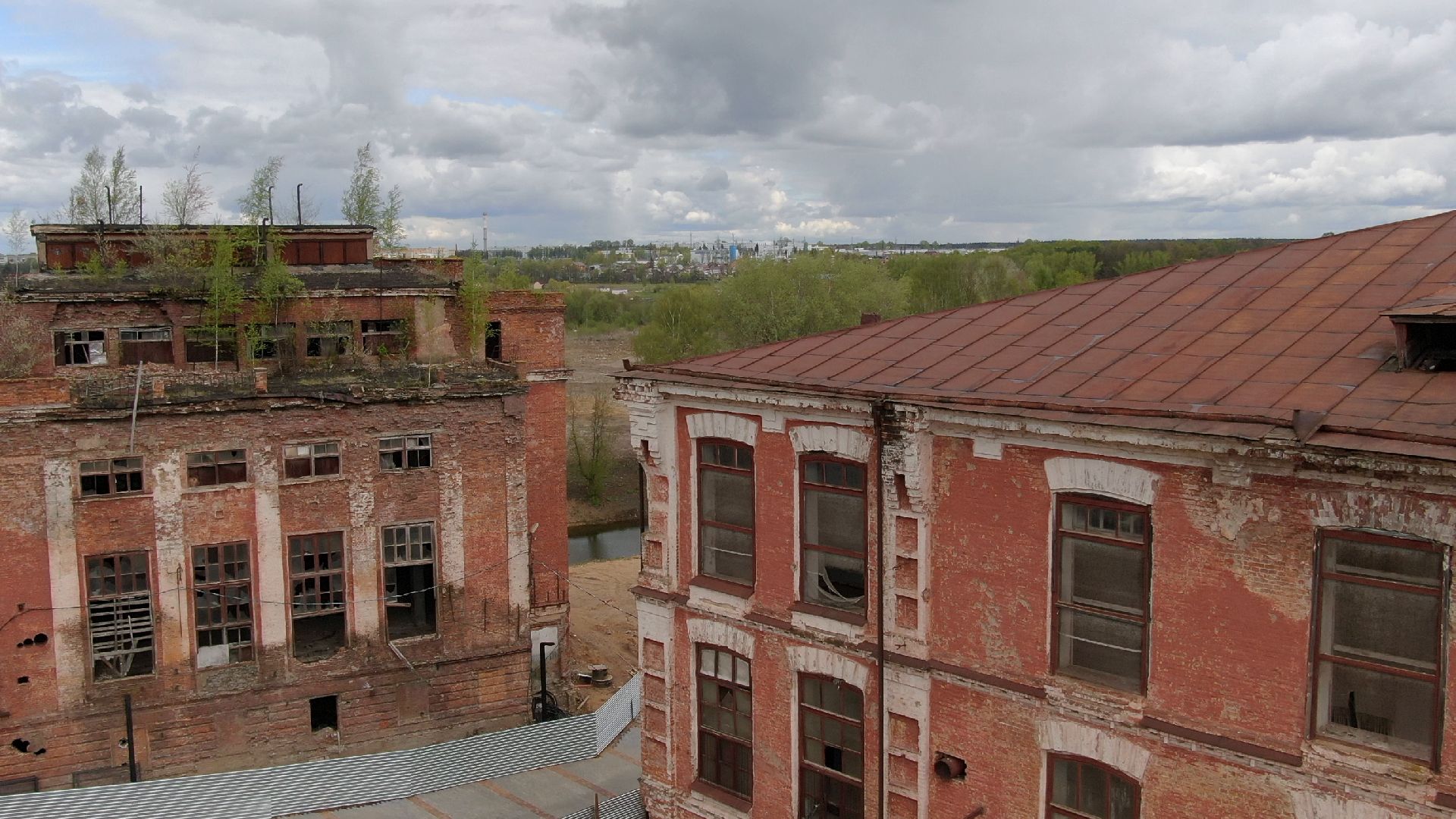 фабрика, наро-фоминск, строительство,видео с коптера,