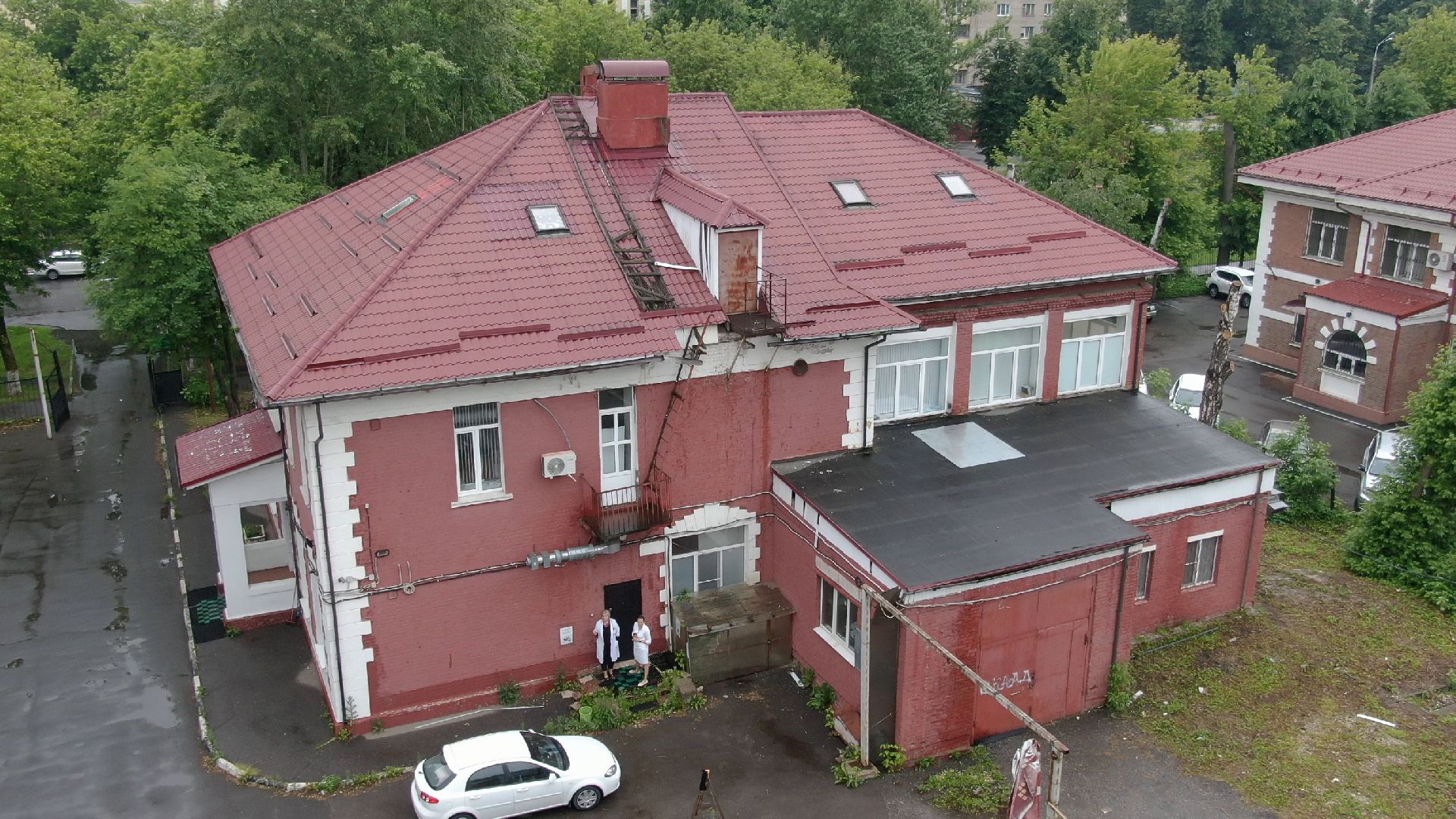 зингер, памятник, подольск,видео с коптера,