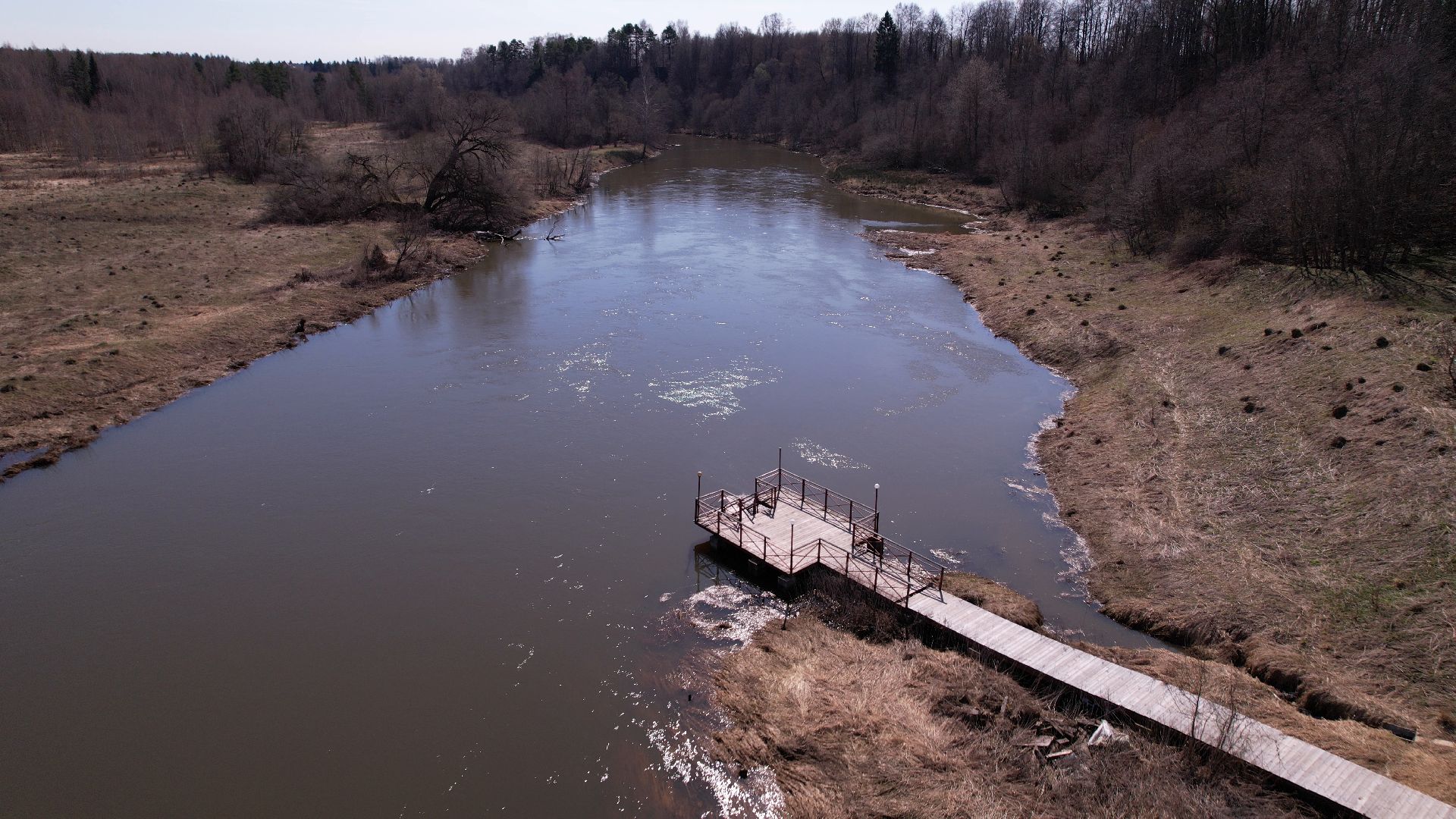 церковь, руза,видео с коптера,