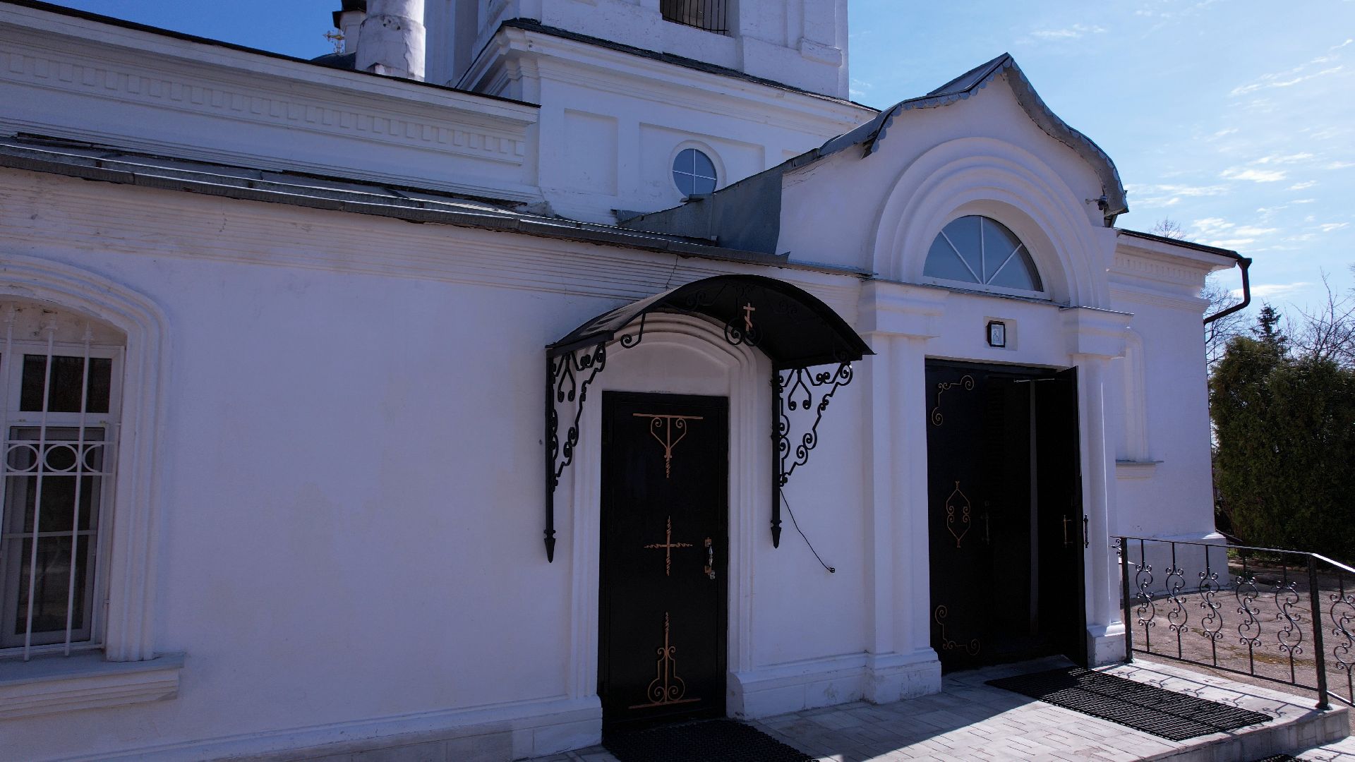 церковь, руза,видео с коптера,