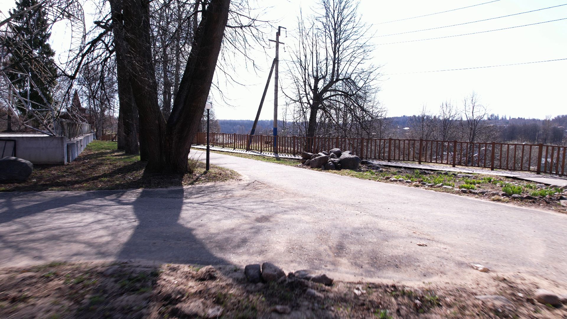 руза, парк, городок,видео с коптера,