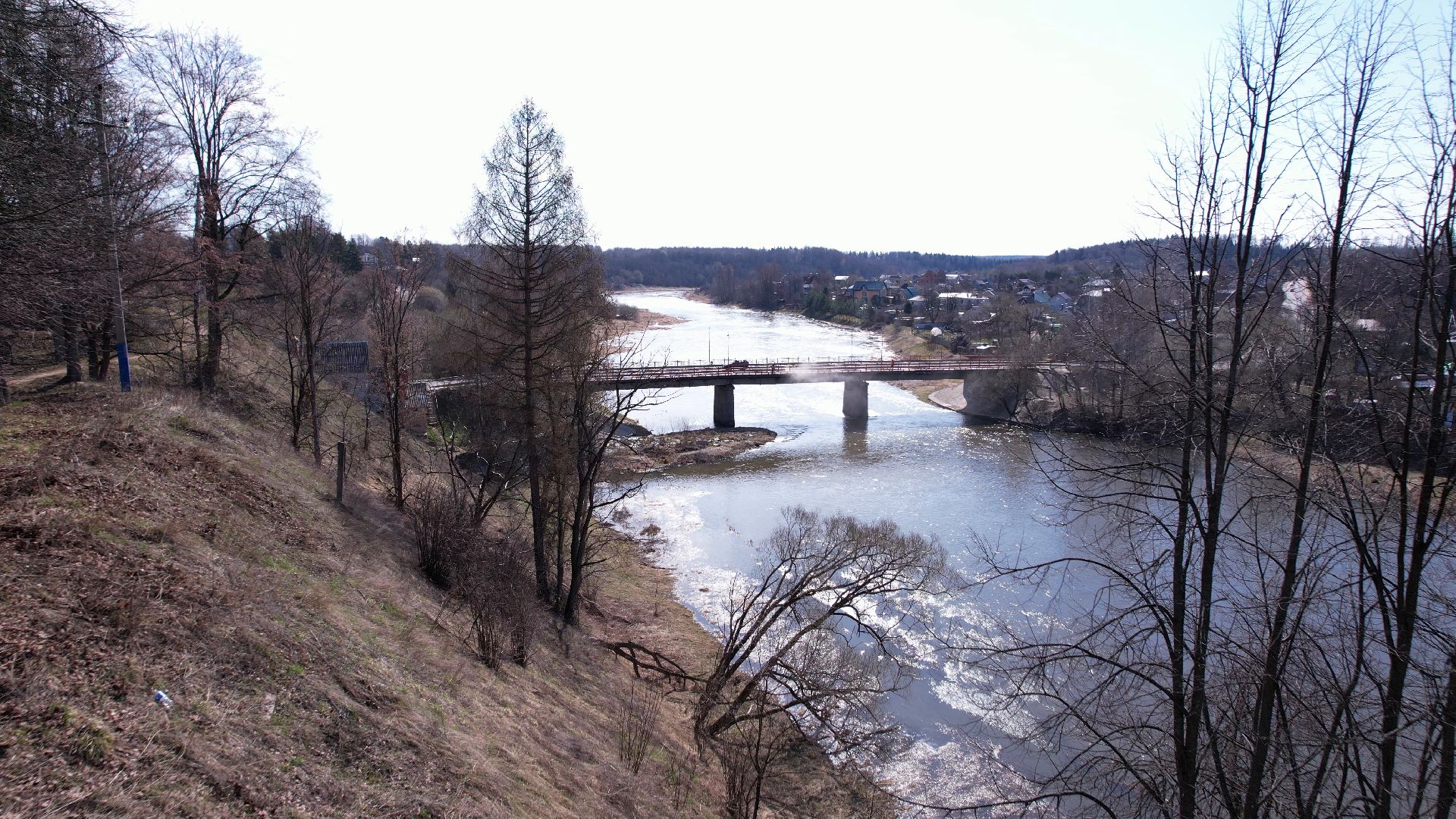 руза, парк, городок,видео с коптера,