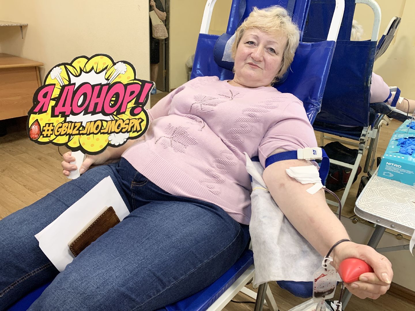 Балашиха, Подмосковье, Донорская акция, Дом культуры Саввино,