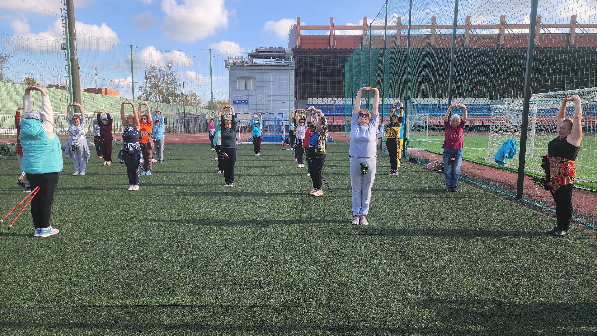 долгопрудный, ФСК Салют, скандинавская ходьба, скандинавы, забег имени Пацаева,